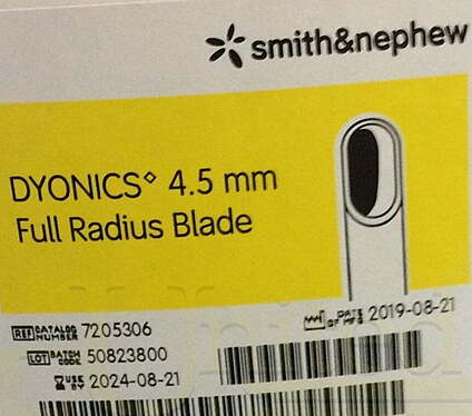 Dyonics hoja curva, 4,5 mm